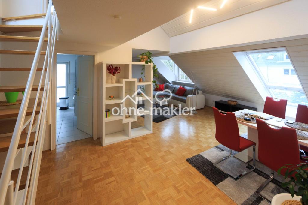 Schicke Maisonette-Wohnung mit Galerie und Loftcharakter | 2 Bäder - Foto 1