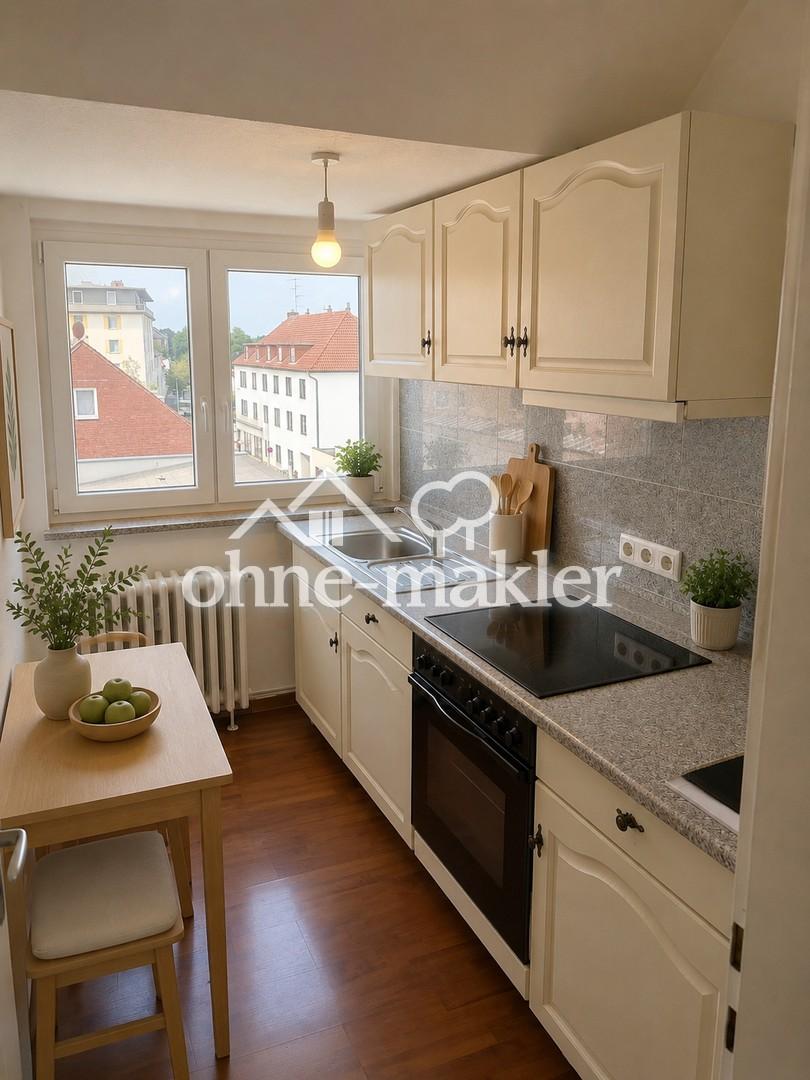 Gemütliche 3-Zimmer-Dachgeschosswohnung mit EBK in zentraler Lage – ab 01.08. frei - Foto 4