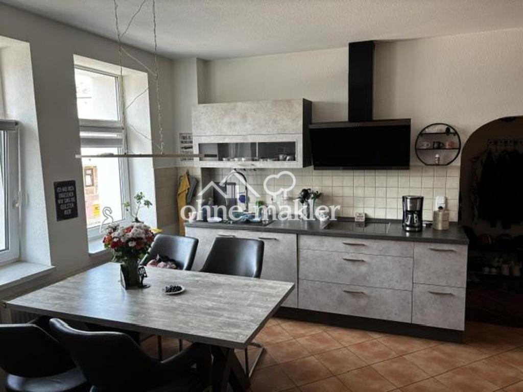 Helle 3-Raum-Wohnung mit großer Wohnküche, Kaminanschluss, Garten & Stellplatz - Foto 4