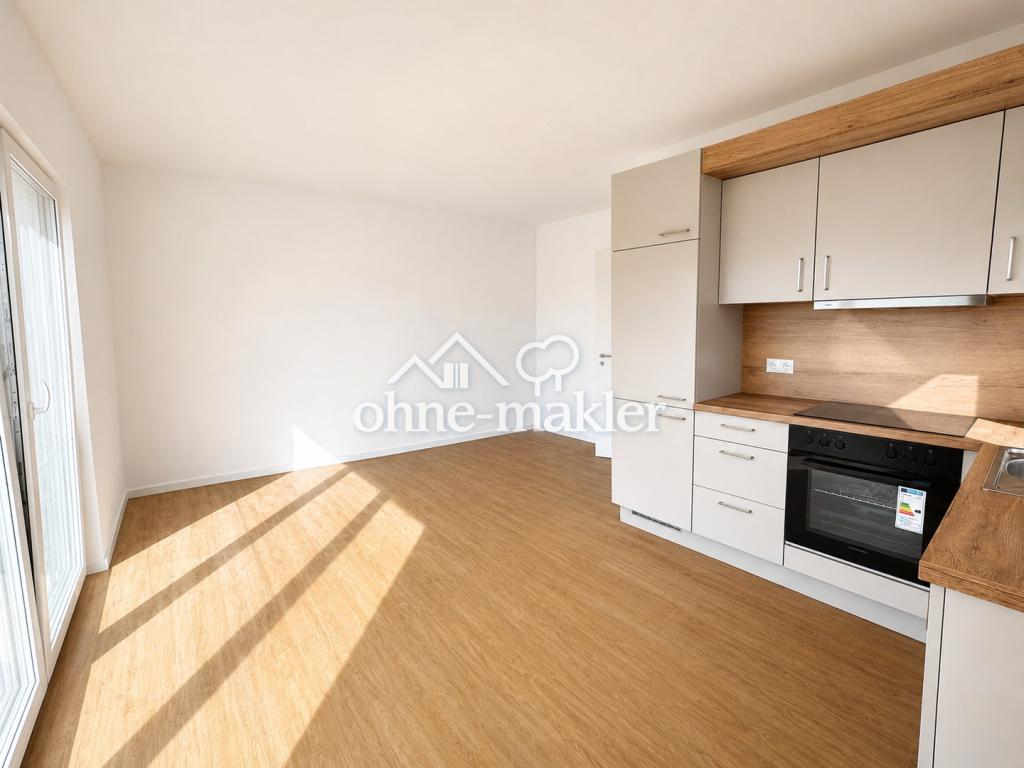 Erstbezug im Neubau! Moderne 2-Zimmer Wohnung mit QNG-Plus Siegel und Einbauküche! - Foto 4
