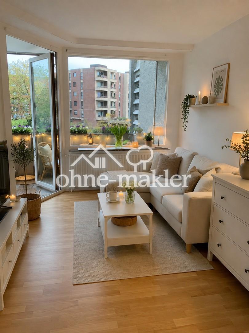 zentral gelegenes 1 Zimmer Appartement mit Balkon, möbliert in Aachen - Photo 2