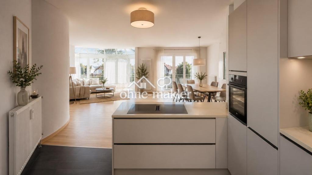 Helle & klimatisierte Maisonettewhg. mit neuer Küche & Wintergarten - Erstvermietung nach Sanierung - Photo 2