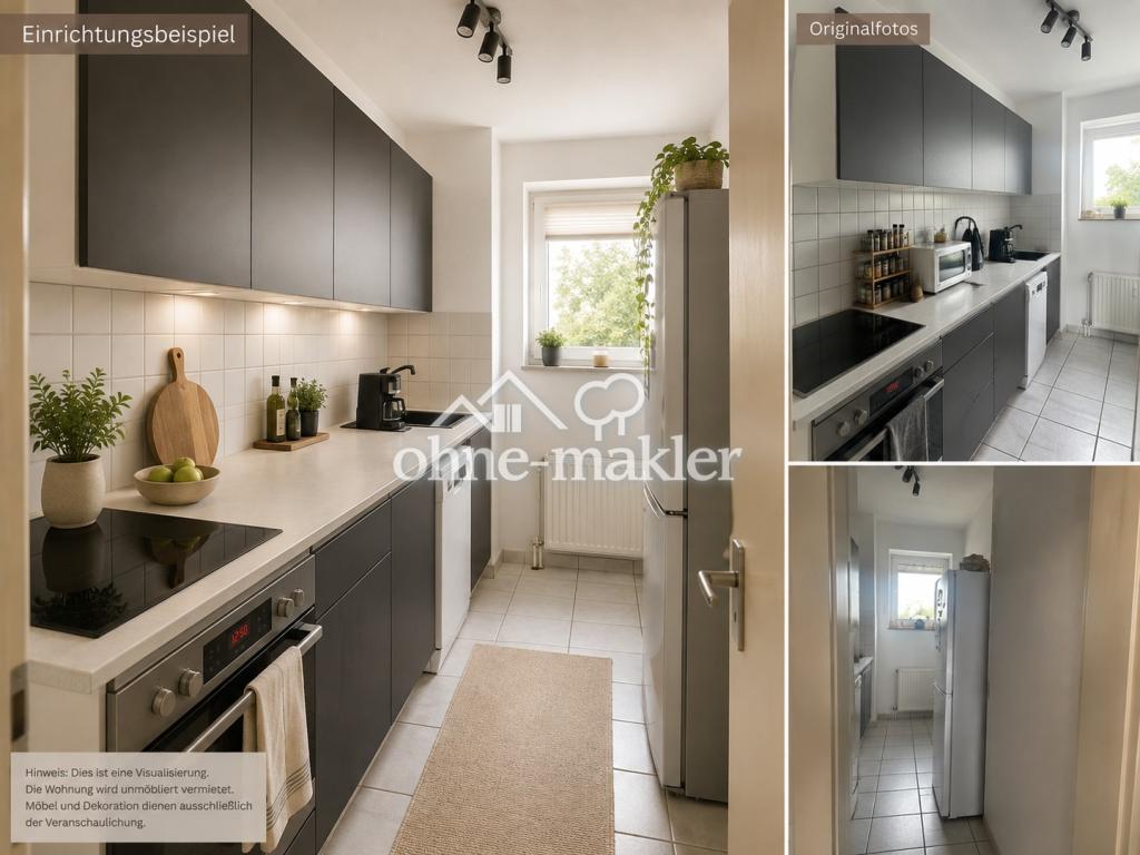 2,5 Zi KDB, Einkaufsmöglichkeiten und Bahnanschluss 2 min. Fußläufig, zentral in Kleinenbroich - Photo 3