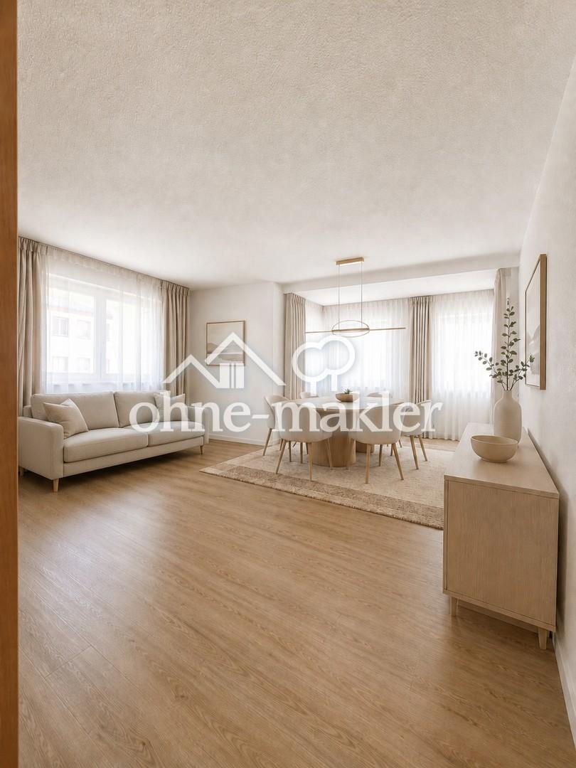 Stilvolle 3-Zimmer-Wohnung mit großem Westbalkon in Stadtfeld Ost - Foto 1