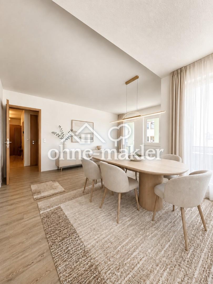 Stilvolle 3-Zimmer-Wohnung mit großem Westbalkon in Stadtfeld Ost - Foto 2