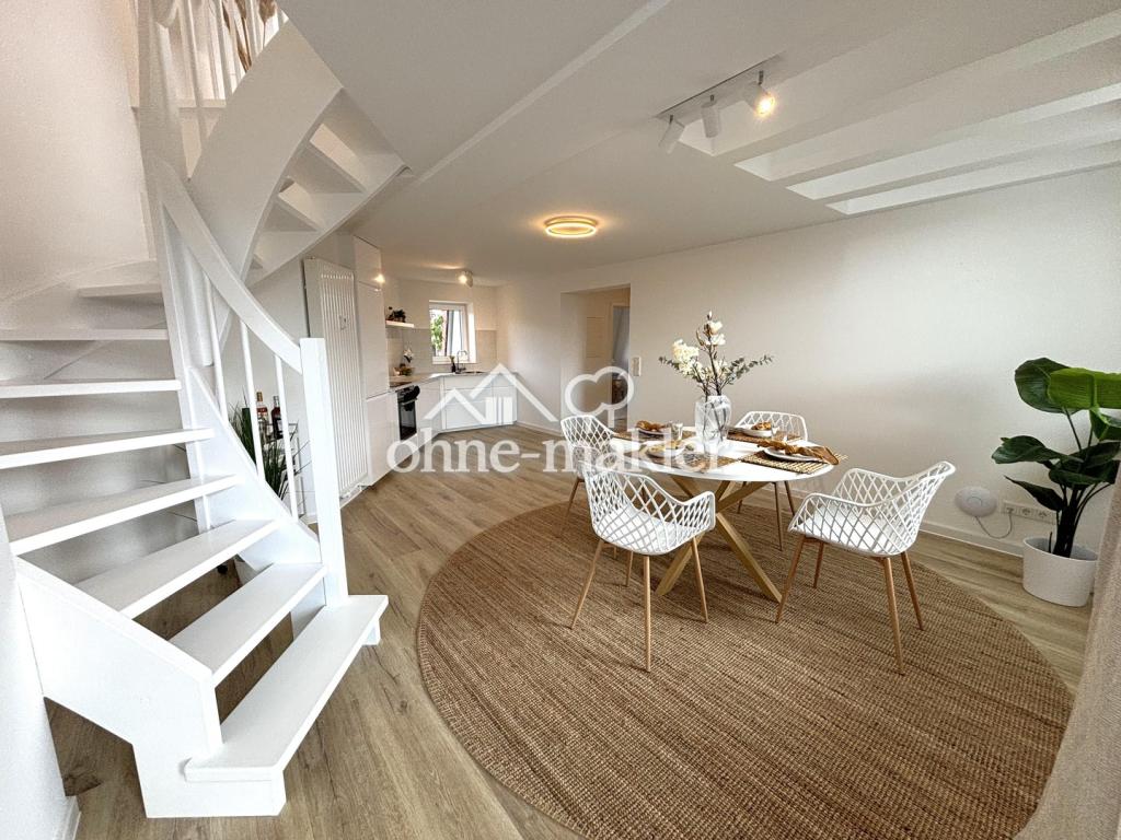 Vollmöblierte 2,5-Zimmer-Maisonette mit Tageslichtbad & Kellerraum - Neubau 2024 in Köln Mülheim! - Photo 3