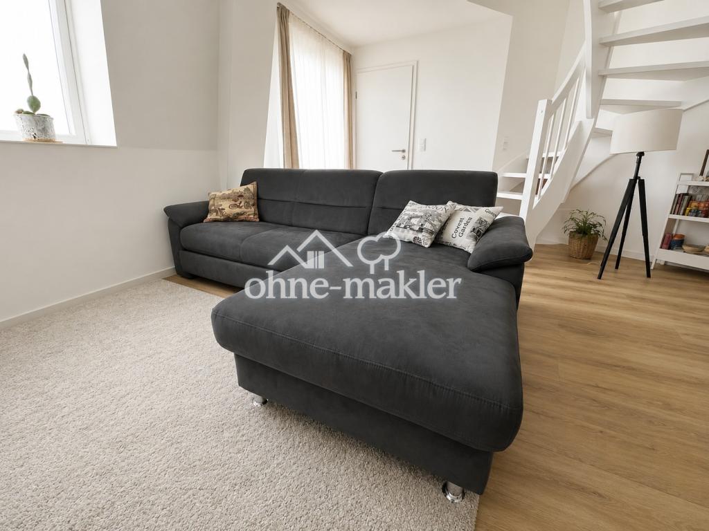 Vollmöblierte 2,5-Zimmer-Maisonette mit Tageslichtbad & Kellerraum - Neubau 2024 in Köln Mülheim! - Photo 1