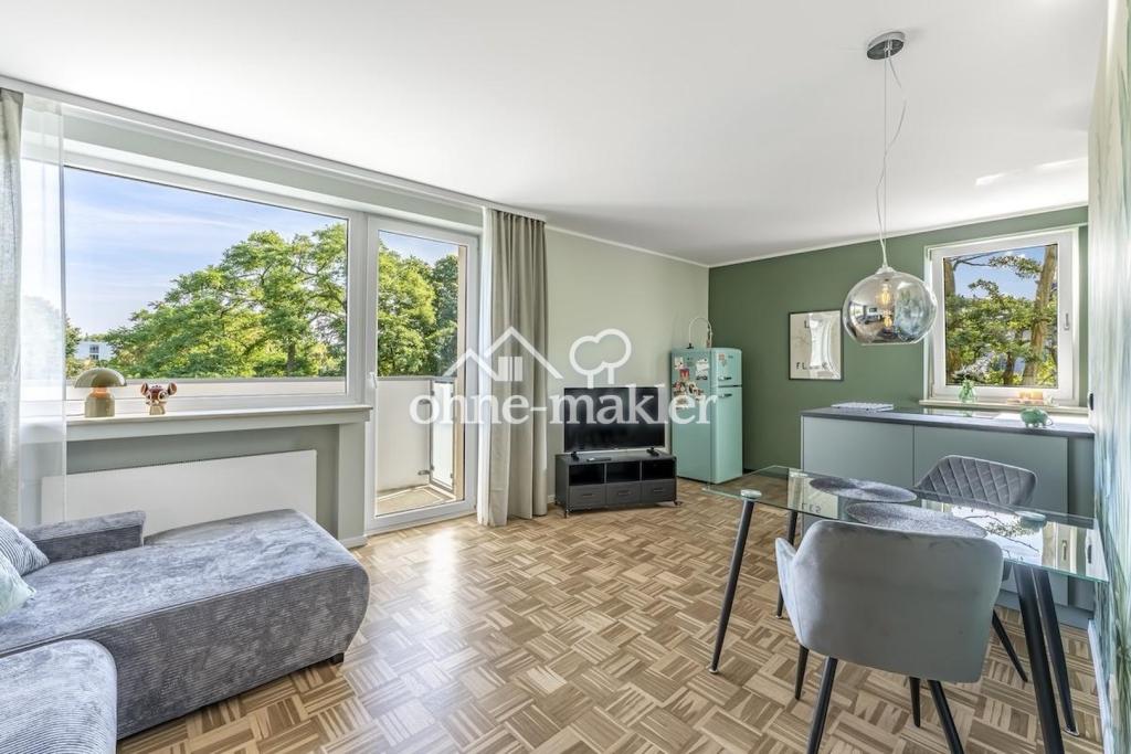 2-Zimmer-Wohnung, v(t)oll möbliert, Pauschalmiete, Düsseldorf Unterbilk - Photo 1