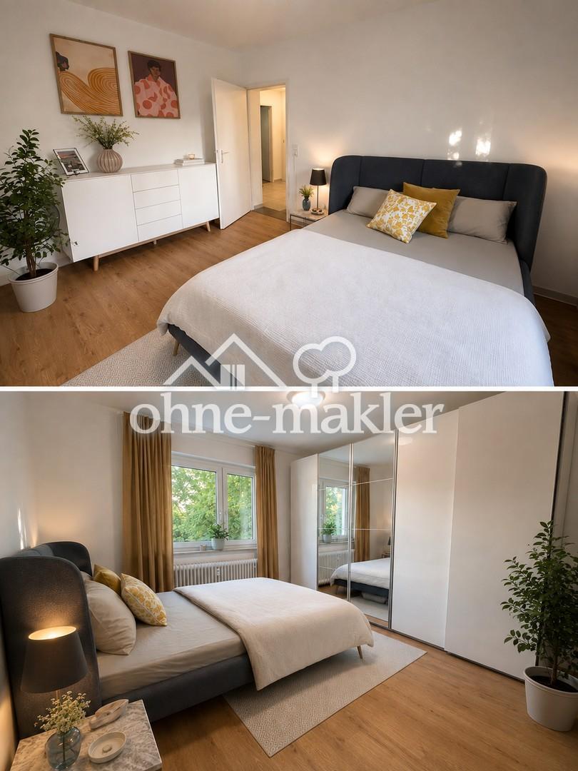 Wohnen im Grünen & dennoch zentral – charmante 3-Zimmer-Wohnung mit Balkon in Bad Homburg - Foto 1