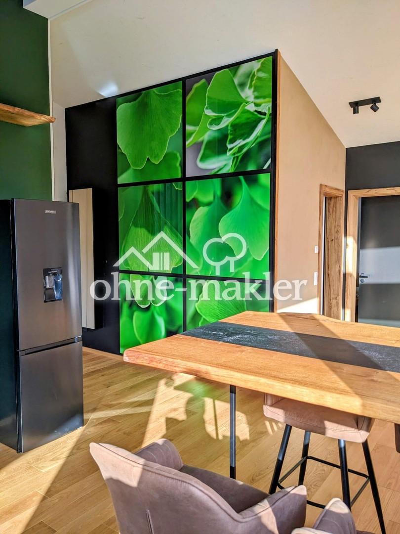 Traumhaftes Loftstudio mit grandiosem Blick in die Horlofftal-Auen. Neubau Erstbezug. Möbliert. - Photo 4