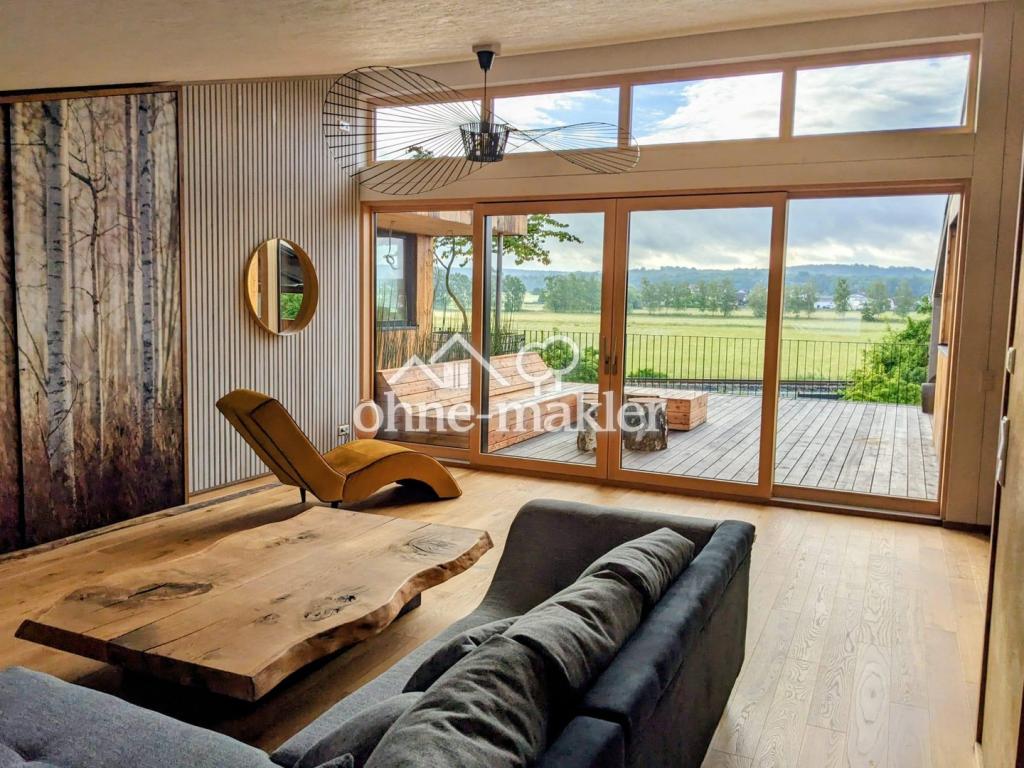 Traumhaftes Loftstudio mit grandiosem Blick in die Horlofftal-Auen. Neubau Erstbezug. Möbliert. - Photo 1