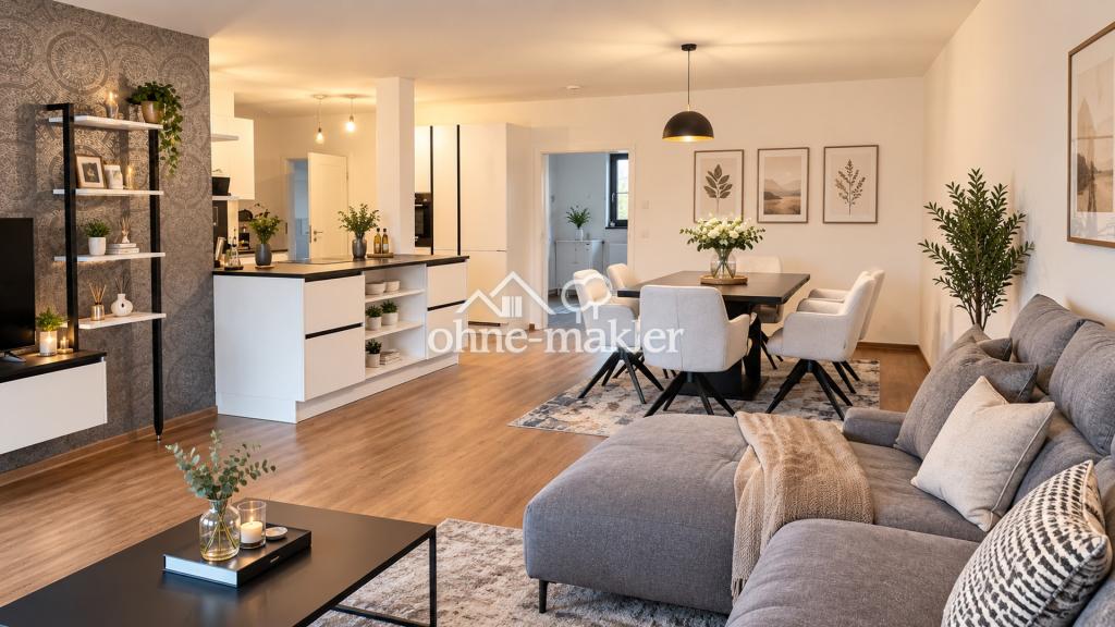 3,5 Zimmer 1.OG - Erstbezug - Einbauküche - Foto 1