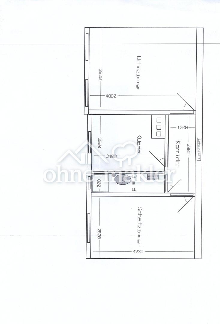 Kleine Zweiraumwohnung in Eberswalde - Photo 5