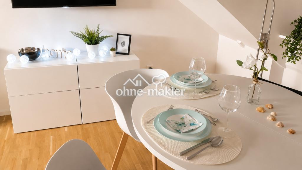 Helle möblierte 1-Zimmer-Dachgeschosswohnung in München-Trudering - Photo 4