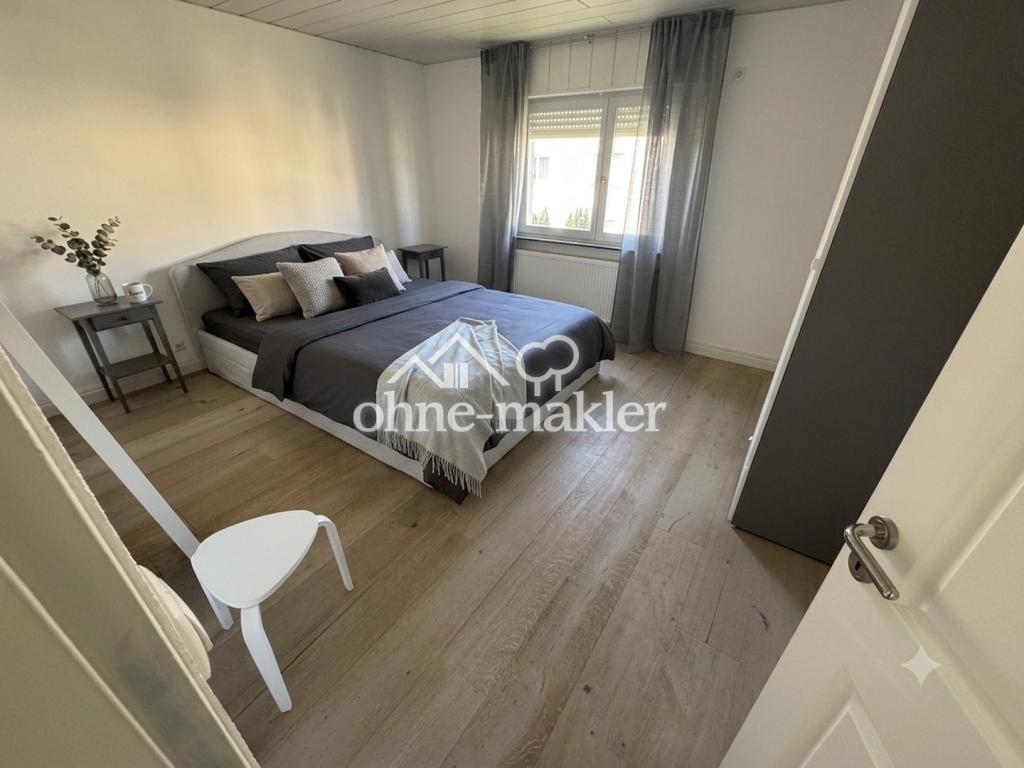 Renovierte möblierte 3,5 Zi-Wohnung 80m2 mit Garten im 1.OG / Nähe Frankfurt / ab sofort - Photo 3