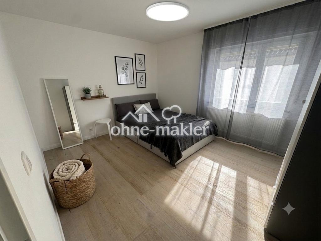 Renovierte möblierte 3,5 Zi-Wohnung 80m2 mit Garten im 1.OG / Nähe Frankfurt / ab sofort - Photo 2