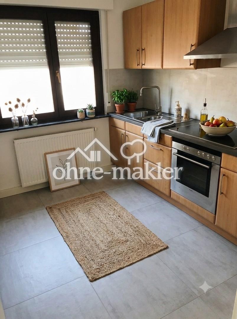 Renovierte möblierte 3,5 Zi-Wohnung 80m2 mit Garten im 1.OG / Nähe Frankfurt / ab sofort - Photo 4