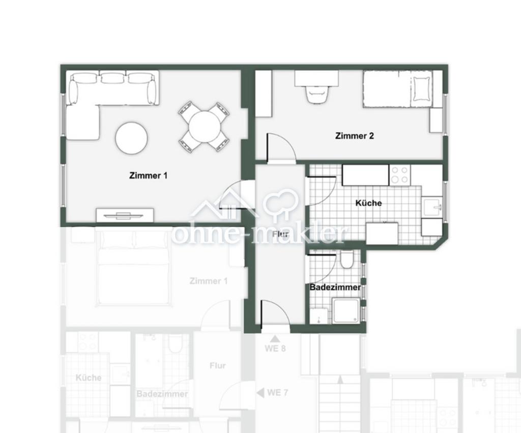 Renovierte 2-Zimmer-Wohnung im 2. OG – zentrumsnah in Eberswalde - Photo 5