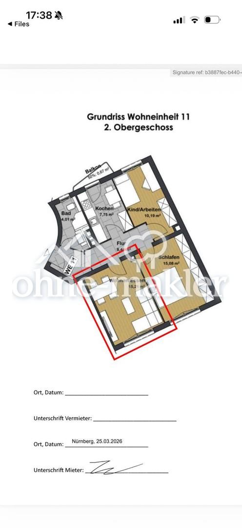 3 WG-Zimmer in Top-Lage - Photo 4