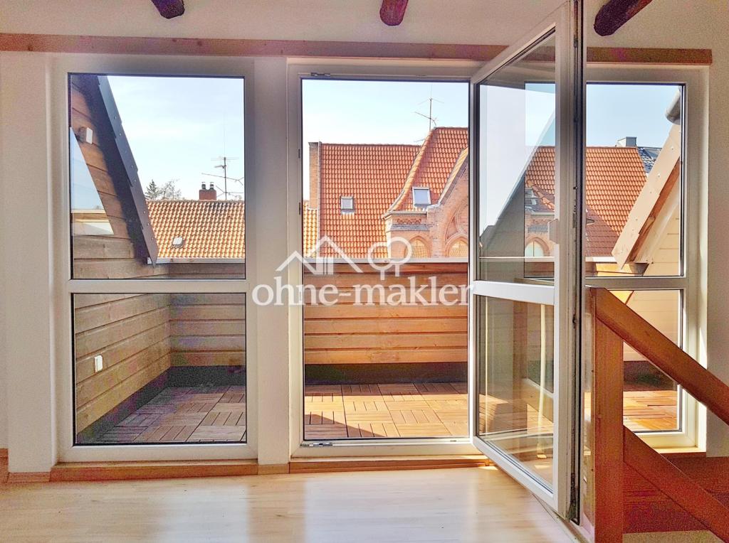 Maisonette mit Dachterrasse in centrumsnaher Anliegerstrasse - Foto 3