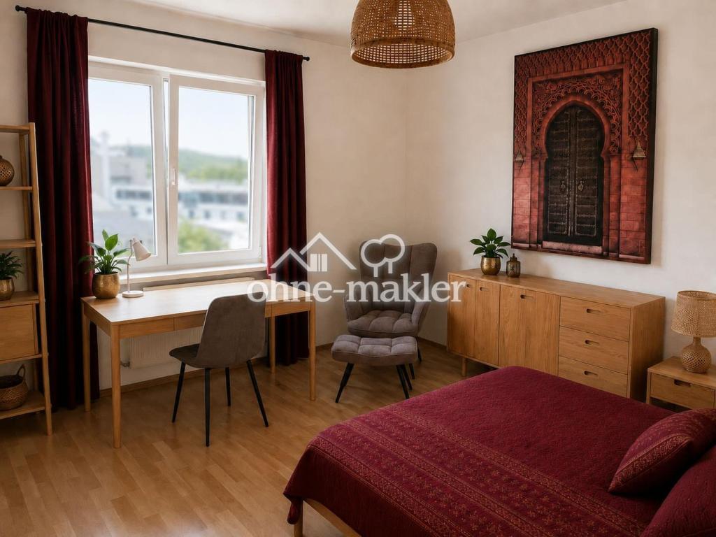 4er WG bietet helles 18 m² Zimmer vollmöbliert – Zellerau an den Mainwiesen - Photo 2