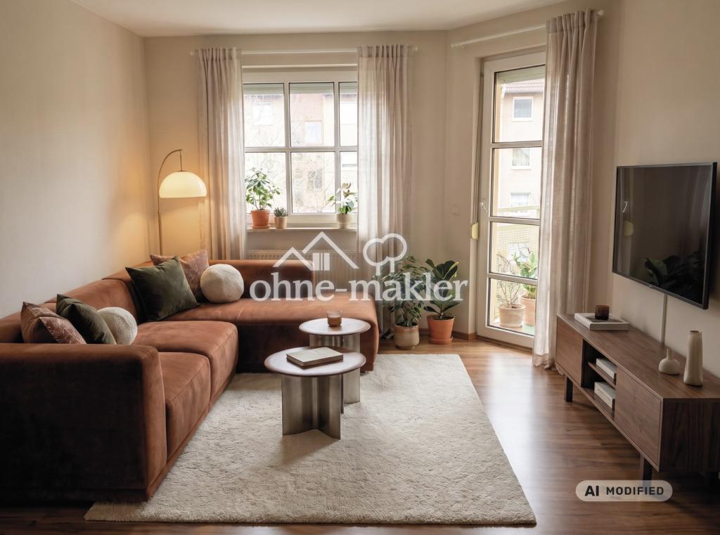 Lichtdurchflutete 2-Zimmer-Wohnung mit Südbalkon – teil­möbliert, 3. OG mit Aufzug in Gostenhof - Photo 2
