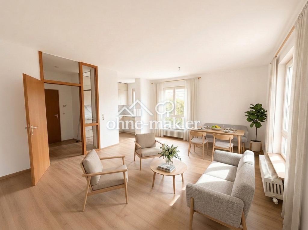Helle 2-Zimmer-Wohnung in Kornwestheim | Terrasse, Garten, TG, renoviert & E-Rollläden - Photo 1
