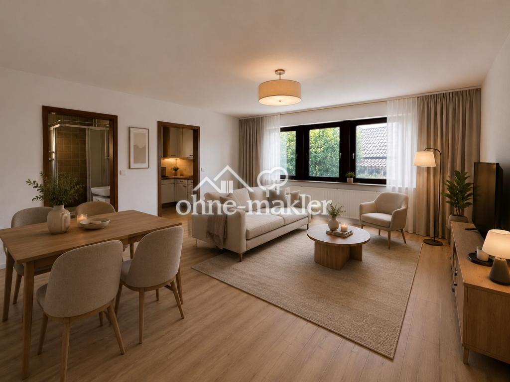 Erstbezug nach Renovierung: Gemütliche 2 Zimmer Wohnung mit eigenem Eingang und Garten in Gültlingen - Photo 3