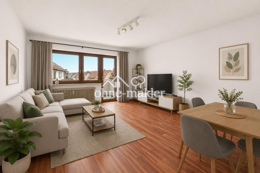 Modernisierte 3-Zimmer-Wohnung mit neuer Einbauküche & Balkon in Heilbronn-Sontheim - Photo 1
