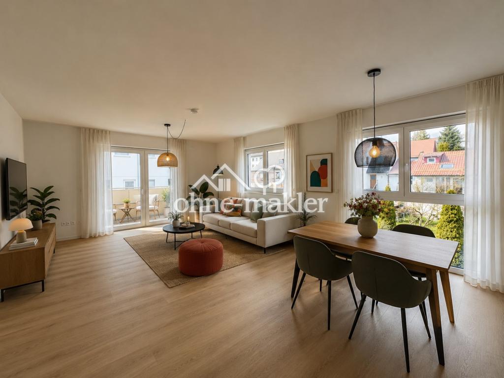 Vorankündigung - barrierefreie 3-Zimmer-Wohnung Taufkirchen Vils- Erstbezug ab Dezember 2026 - Photo 1