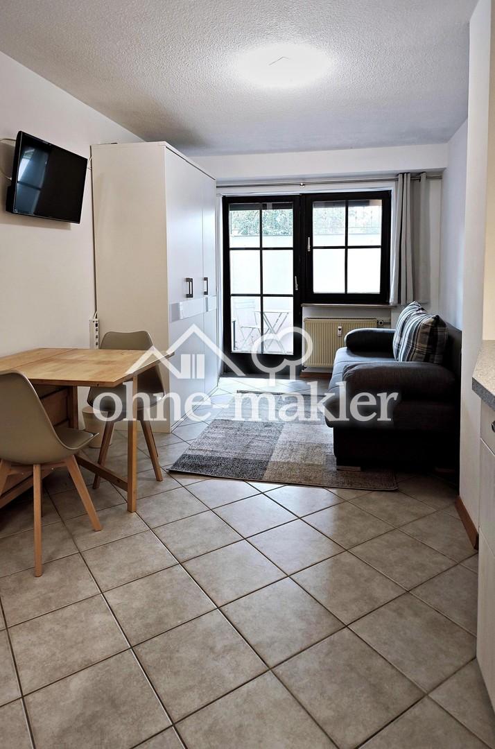 Möbliertes 1-Zimmer-Apartment mit privater Terrasse — zentrumsnah in Erlangen - Photo 2