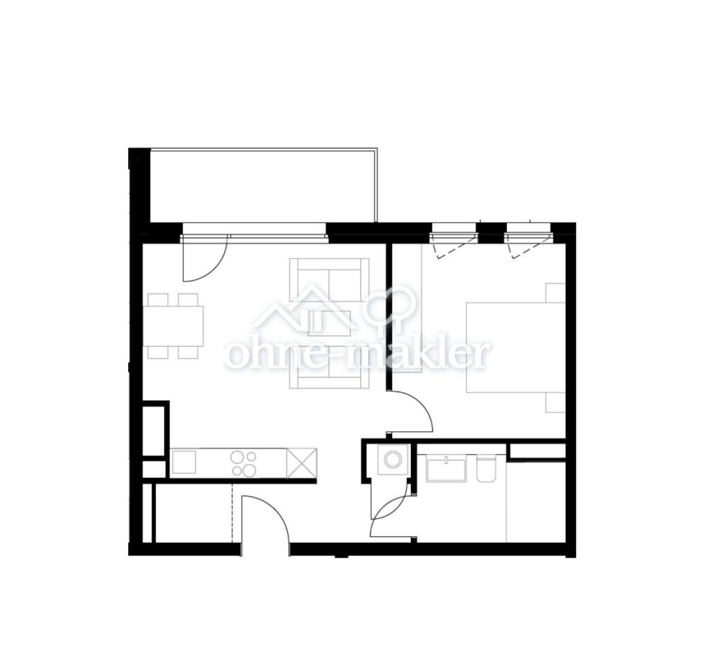 2 Zimmer Neubauwohnung mit Balkon & hochwertiger Einbauküche – Erstbezug in Berlin-Pankow - Photo 3