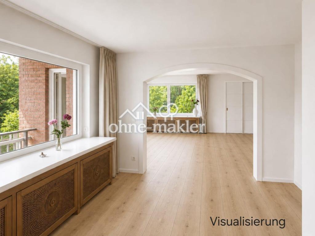 Erstbezug nach hochwertiger Sanierung – Tolle 3-Zimmer-Wohnung mit 127 m² und großem Sonnenbalkon - Photo 2