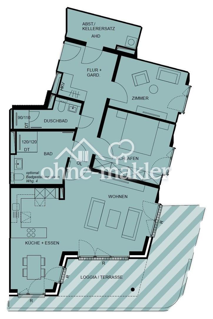 Exclusive 3-Zimmer EG-Wohnung mit Wasserblick im Herzen von Lübeck - Photo 2