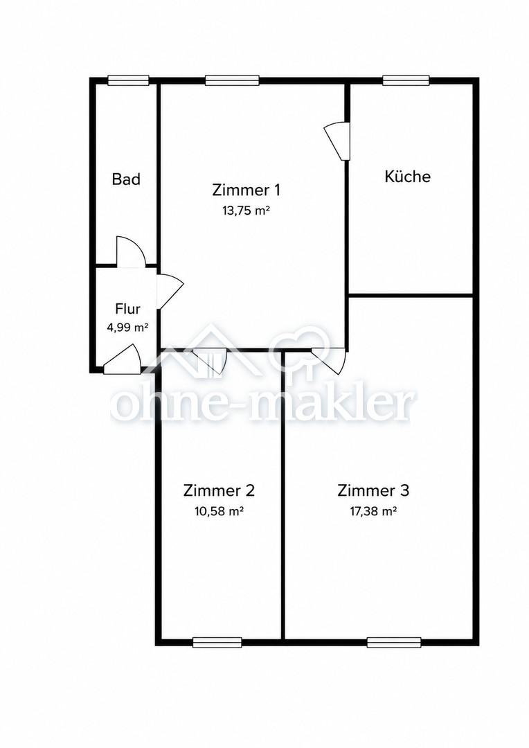 Helle 3 Zimmer Erdgeschoss Wohnung, frei ab 01.09.2026 - Foto 4