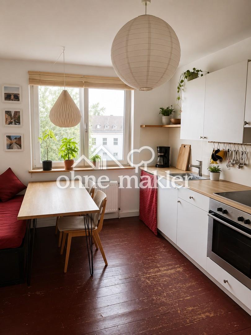 Helle 2 Zimmer-Wohnung für Singles, WG oder Pärchen - Foto 3