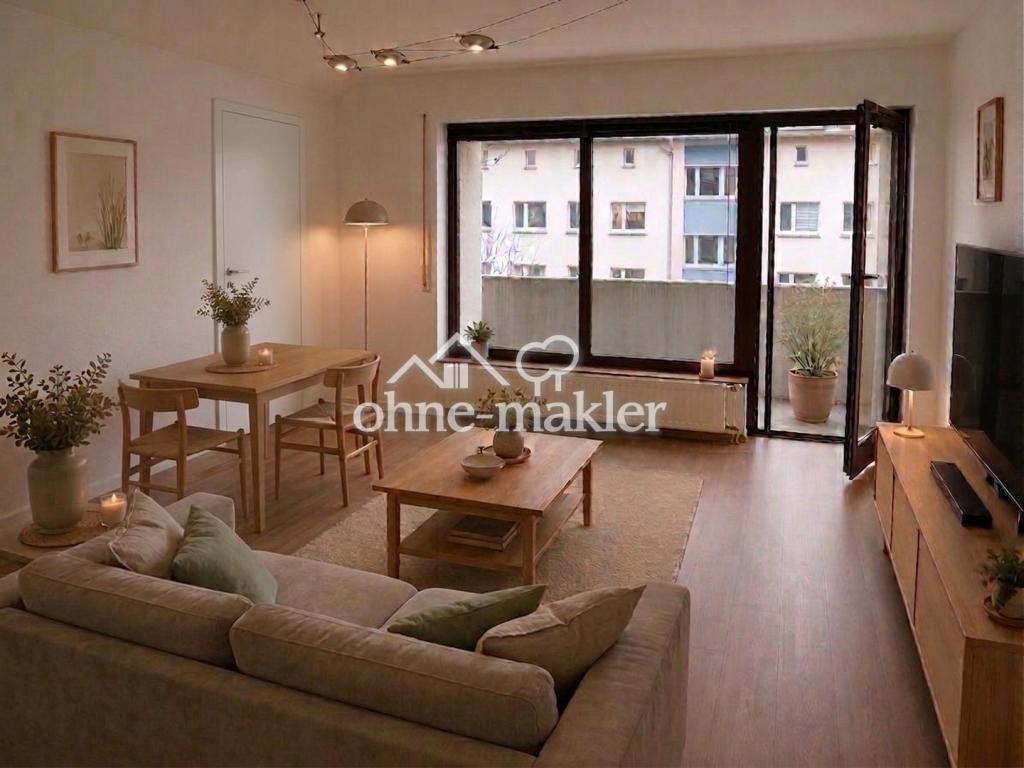 Frisch renovierte 2-Zimmer-Wohnung mit großem Westbalkon, Aufzug & Stellplatz - Photo 1