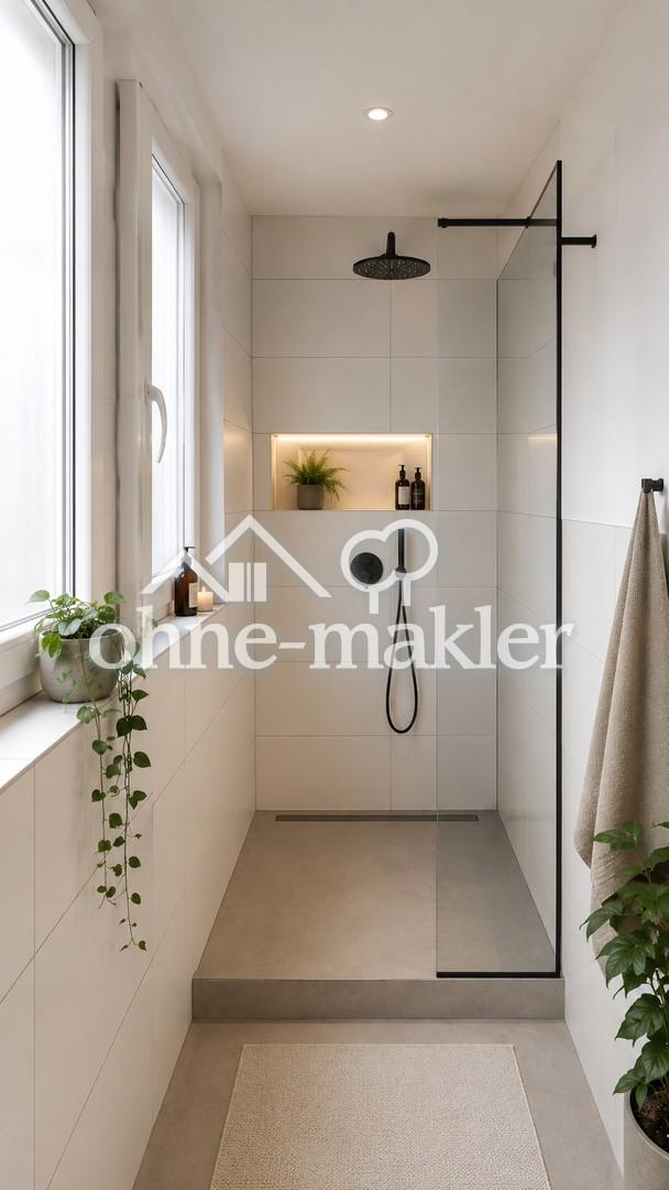 3-Zimmer-Dachgeschosswohnung mit Einbauküche in Steinfurth - Foto 5