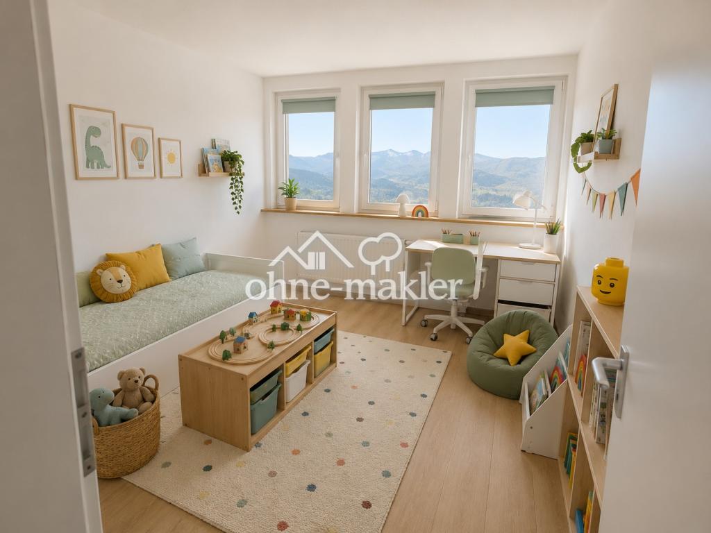 3-Zimmer-Dachgeschosswohnung mit Einbauküche in Steinfurth - Foto 3