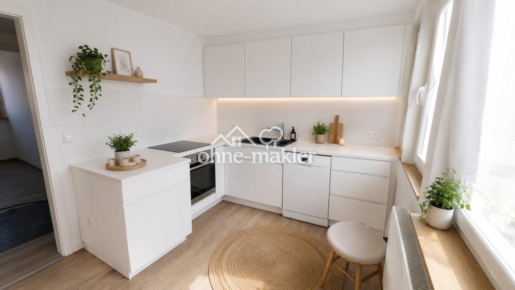 3-Zimmer-Dachgeschosswohnung mit Einbauküche in Steinfurth - Foto 4
