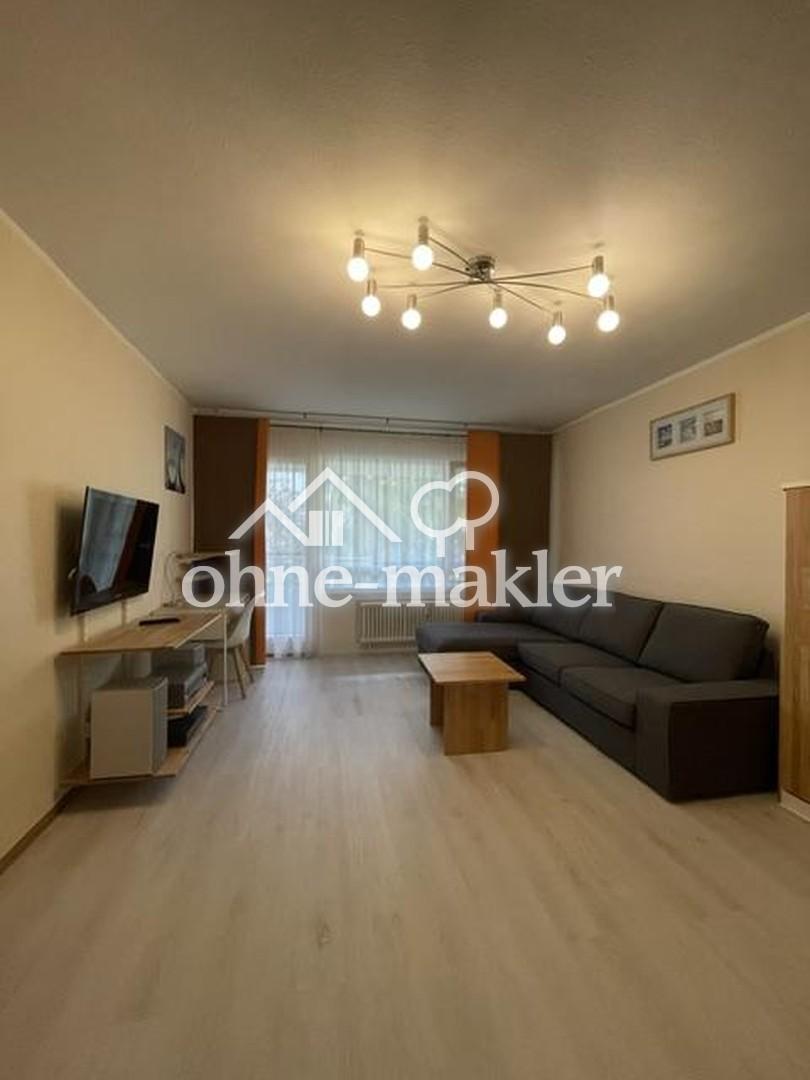 Voll möbeliertes 1-Zimmer-Apartment in Wiesbaden-Biebrich - Foto 1