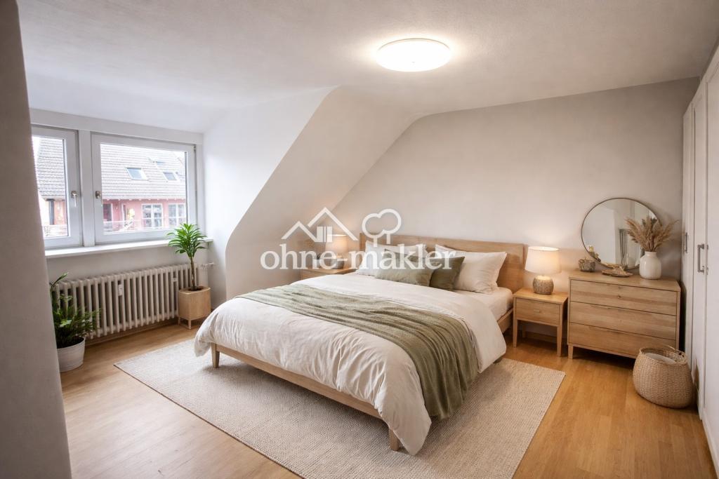 Ruhige Oase für Berufstätige: Helle 3-Zimmer-Wohnung mit Südbalkon & Gigabit-Internet - Photo 3