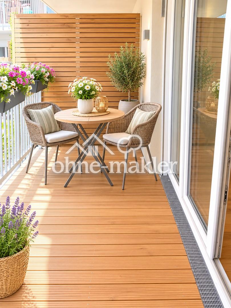 Erstbezug! 3-Zimmer-Wohnung mit Süd-Balkon in Top-Lage von Darmstadt - Foto 5