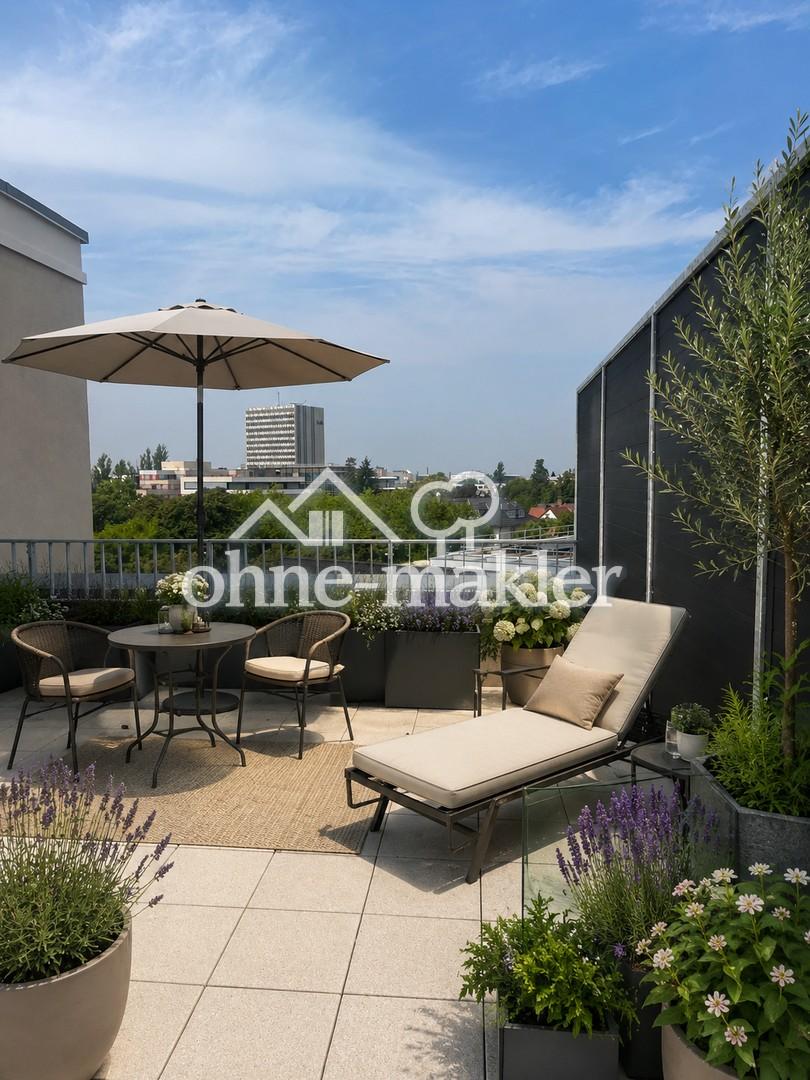 Neubau-Erstbezug in Toplage! Hochwertige Penthouse-Wohnung mit Einbauküche! - Foto 4