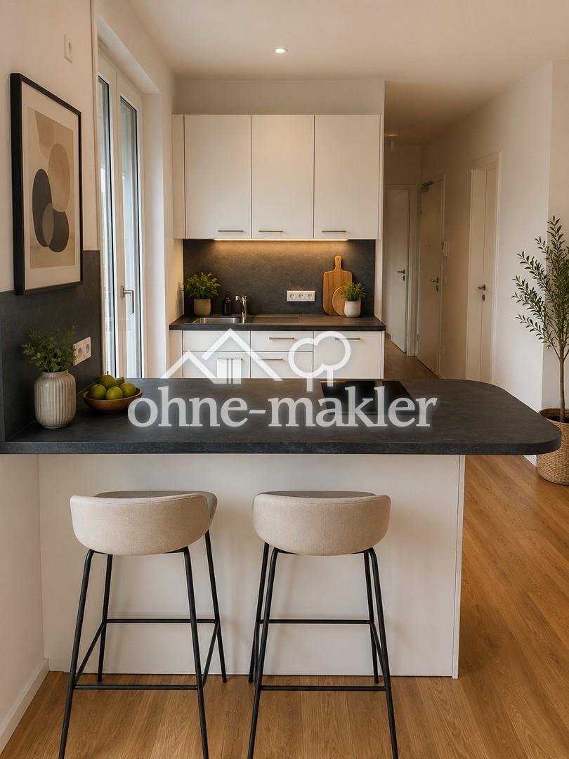 Neubau-Erstbezug in Toplage! Hochwertige Penthouse-Wohnung mit Einbauküche! - Foto 3