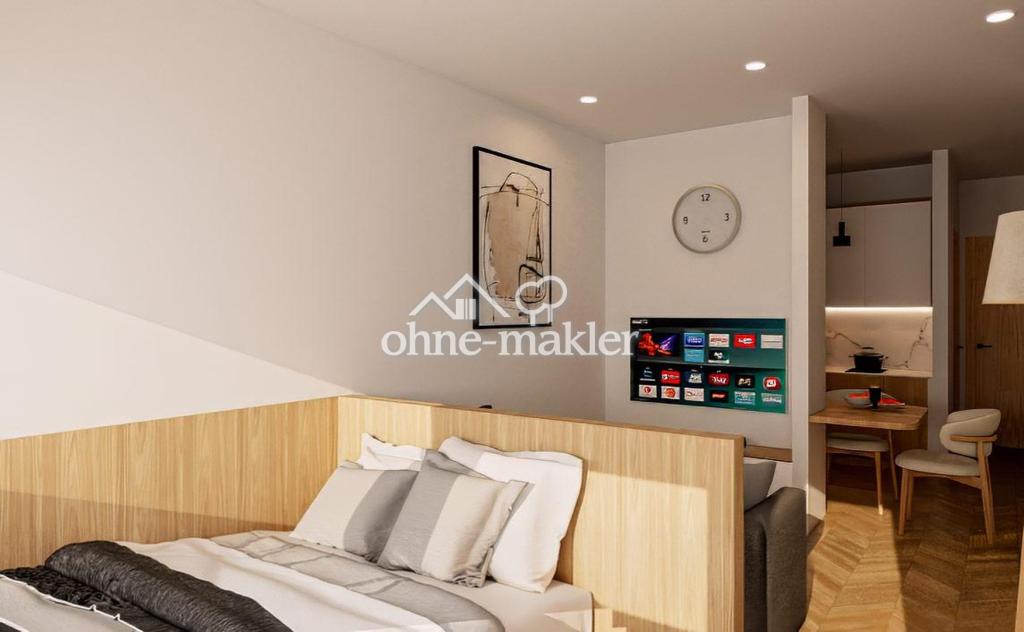 Möbliertes 1-Zimmer-Apartment in Stuttgart-Hedelfingen – frisch renoviert & clever geschnitten - Foto 3