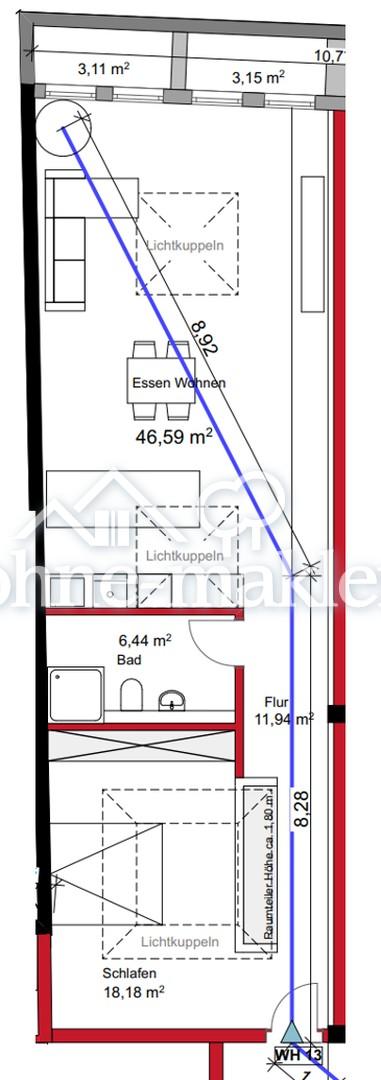 Kernsaniertes Loft in Stuttgart-Hedelfingen | Neubaukomfort mit Wärmepumpe & Fußbodenheizung - Foto 5