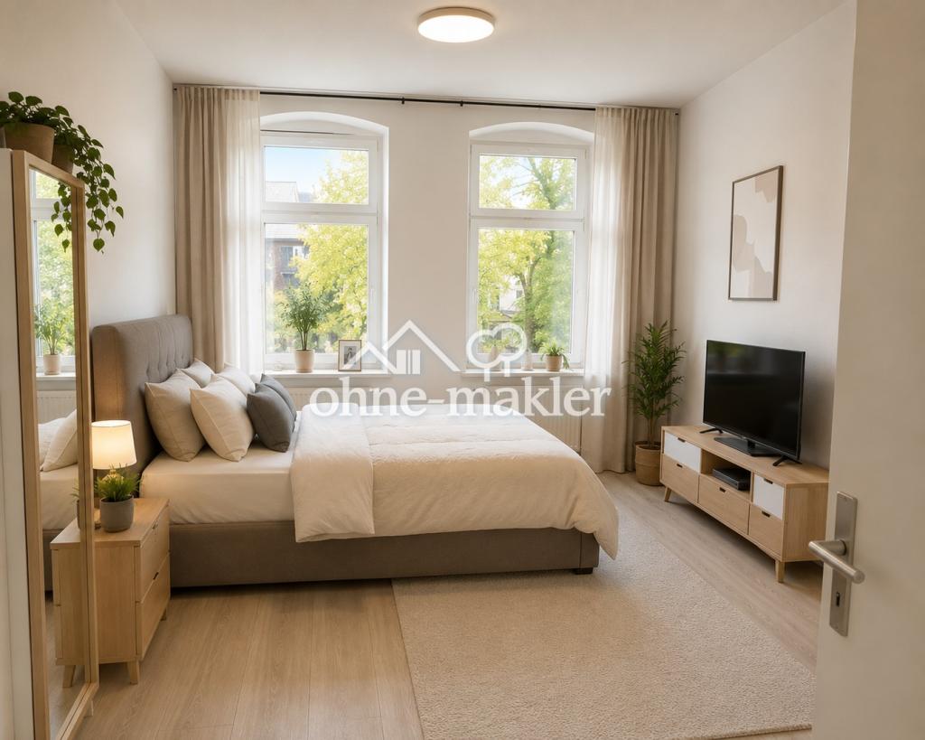 Großzügige 4-Zimmerwohnung mit großer Terrasse und Wohnküche in Zeitz — vollsaniert - Foto 2