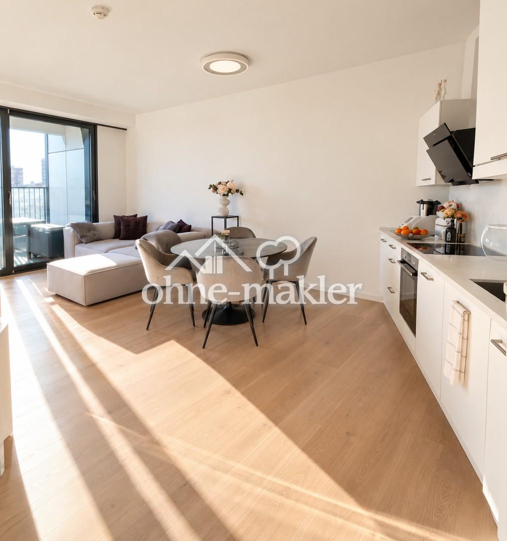 GRAND TOWER | 3-Zimmer-Wohnung | Grand Garden direkt auf der Etage | 2 Bäder & Balkon - Foto 1