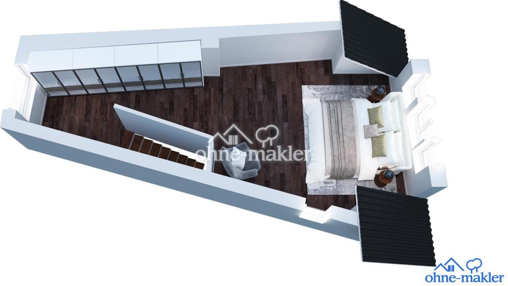 Loft-Stadthaus in der Altstadt: 125m² auf 4 Ebenen, 2 Bäder, Einbauküche, Arbeitszimmer, Klimaanlage - Foto 1